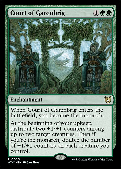 Court of Garenbrig 25 Wilds Of Eldraine Commander (WOC) [Nonfoil] NM