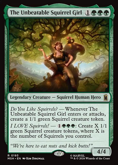 The Unbeatable Squirrel Girl 193 Marvel Super Heroes (MSH) [Foil] NM