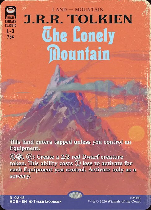 The Lonely Mountain 248 The Hobbit (HOB) [Nonfoil] NM