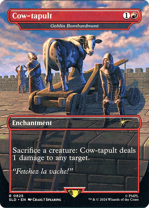 Cow-tapult (Goblin Bombardment) 825 Secret Lair Drop (SLD) [Nonfoil] NM