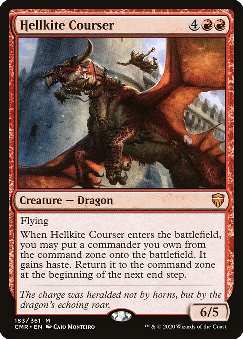 Hellkite Courser 183 Commander Legends (CMR) [Foil] LP