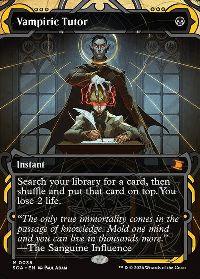 Vampiric Tutor 35 Secrets Of Strixhaven Mystical Archive (SOA) [Nonfoil] NM