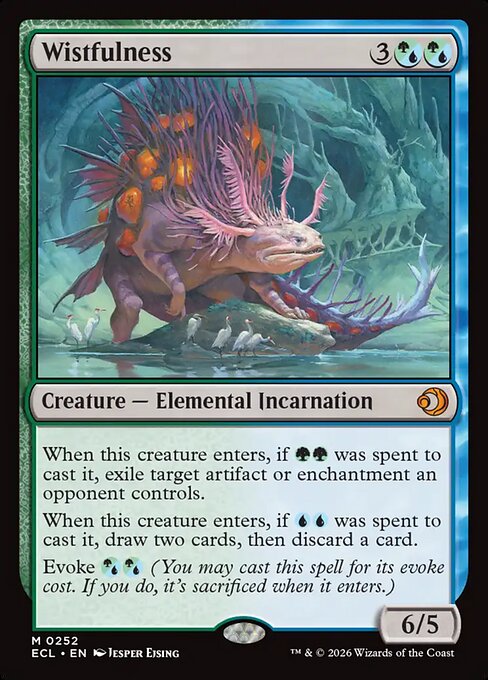 Wistfulness 252 Lorwyn Eclipsed (ECL) [Nonfoil] NM