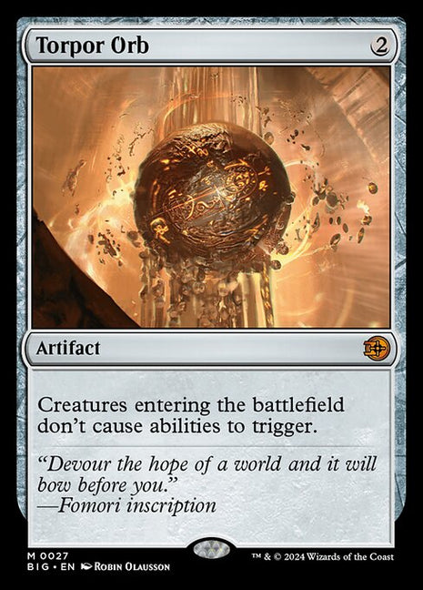 Torpor Orb 27 The Big Score (BIG) [Nonfoil] NM