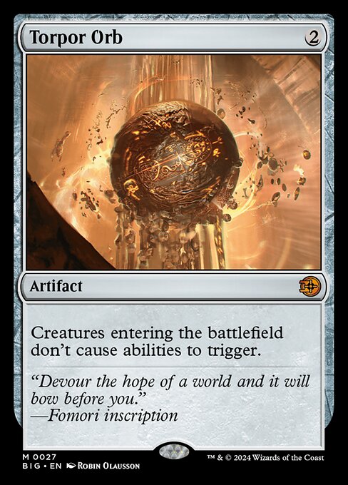 Torpor Orb 27 The Big Score (BIG) [Foil] NM