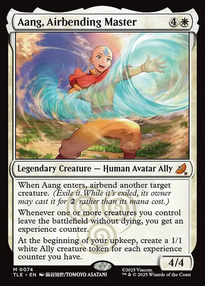 Aang, Airbending Master 74 Avatar: The Last Airbender Eternal (TLE) [Nonfoil] NM
