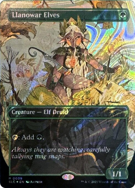 Llanowar Elves 39 Secret Lair Countdown (SLC) [Halo Foil] NM