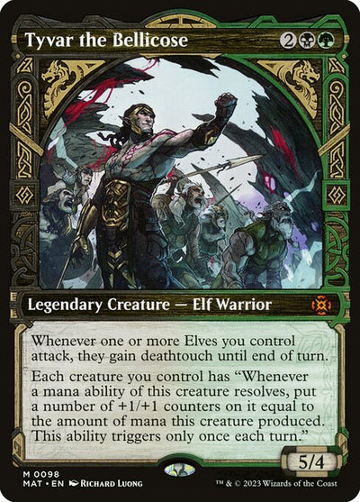 Tyvar the Bellicose 98 March Of The Machine: The Aftermath (MAT) [Foil] NM