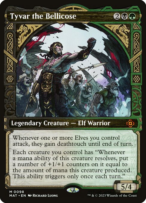 Tyvar the Bellicose 98 March Of The Machine: The Aftermath (MAT) [Foil] NM