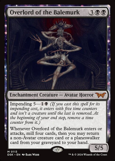 Overlord of the Balemurk 113 Duskmourn: House Of Horror (DSK) [Nonfoil] NM