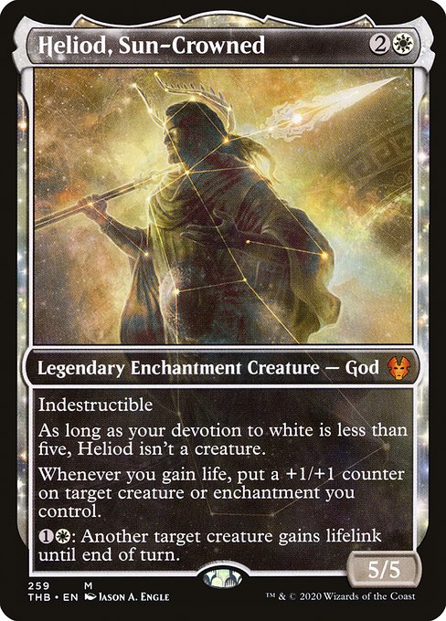 Heliod, Sun-Crowned 259 Theros Beyond Death (THB) [Nonfoil] NM