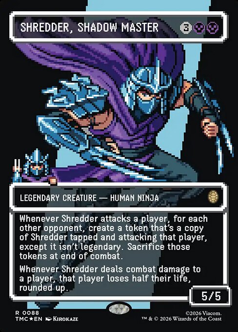 Shredder, Shadow Master 88 Teenage Mutant Ninja Turtles Eternal (TMC) [Surge Foil] NM