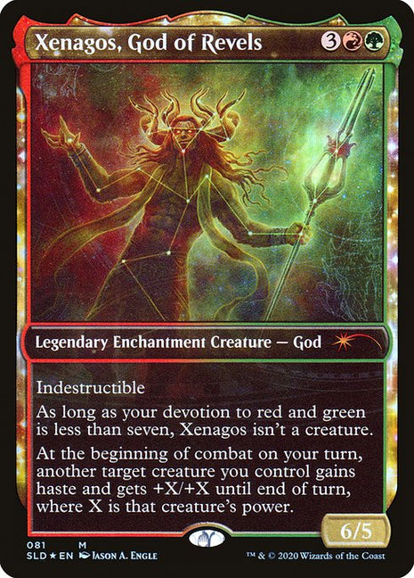 Xenagos, God of Revels 81 Secret Lair Drop (SLD) [Foil] NM