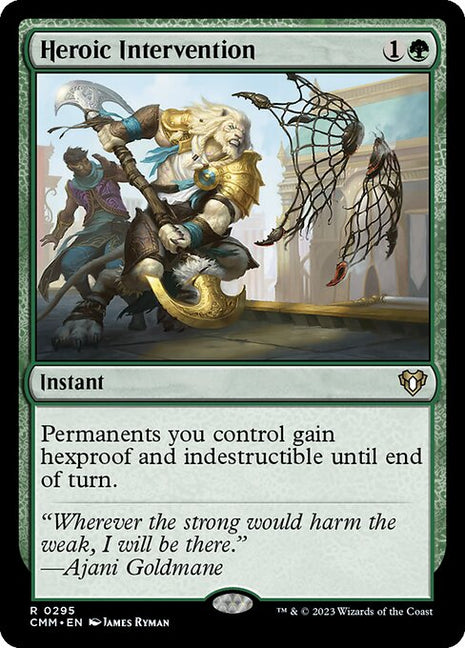Heroic Intervention 295 Commander Masters (CMM) [Nonfoil] NM
