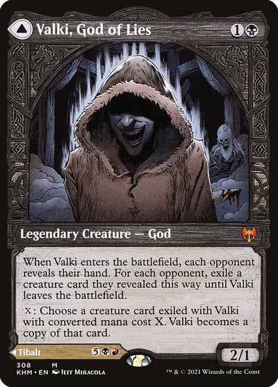 Valki, God of Lies // Tibalt, Cosmic Impostor 308 Kaldheim (KHM) [Foil] NM