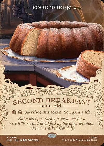 Second Breakfast 9:00 AM (Food) 2546 Secret Lair Drop (SLD) [Foil] NM