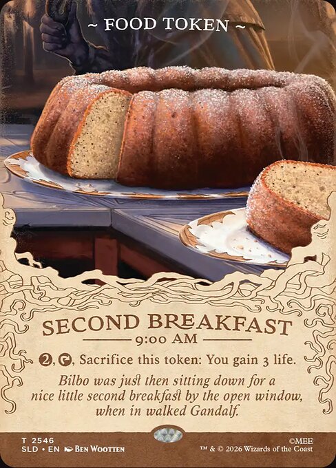Second Breakfast 9:00 AM (Food) 2546 Secret Lair Drop (SLD) [Foil] NM