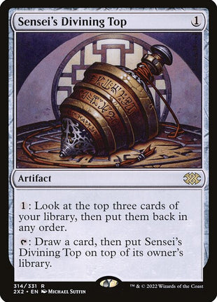 Sensei's Divining Top 314 Double Masters 2022 (2X2) [Nonfoil] NM