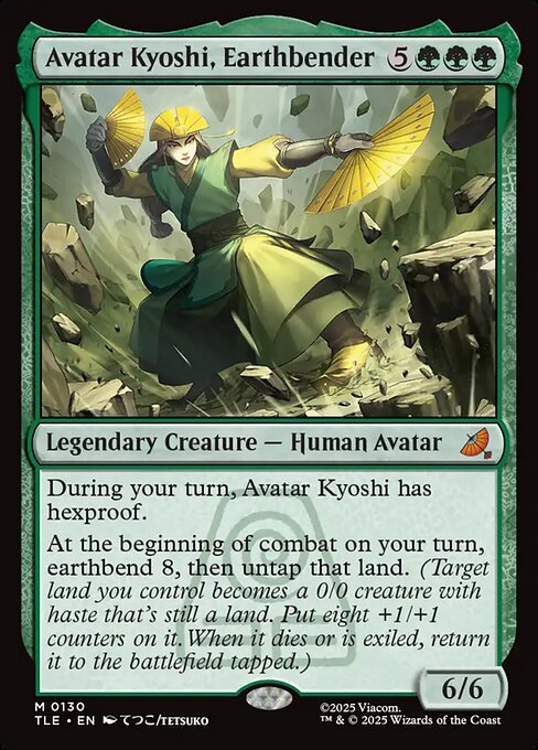 Avatar Kyoshi, Earthbender 130 Avatar: The Last Airbender Eternal (TLE) [Foil] NM