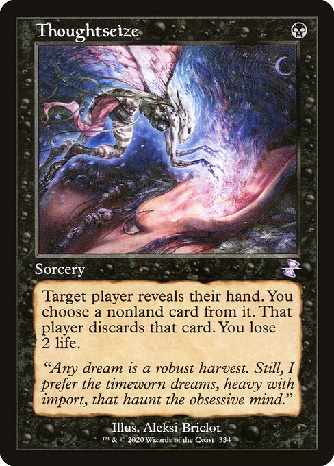 Thoughtseize 334 Time Spiral Remastered (TSR) [Nonfoil] NM