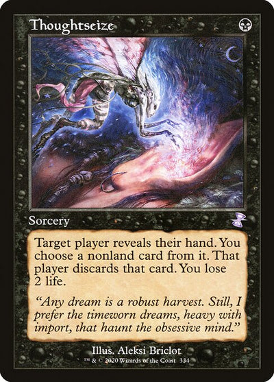 Thoughtseize 334 Time Spiral Remastered (TSR) [Nonfoil] NM