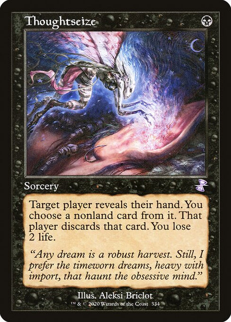 Thoughtseize 334 Time Spiral Remastered (TSR) [Nonfoil] NM