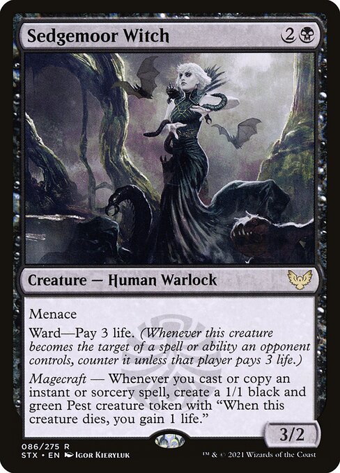 Sedgemoor Witch 86 Strixhaven: School Of Mages (STX) [Nonfoil] NM