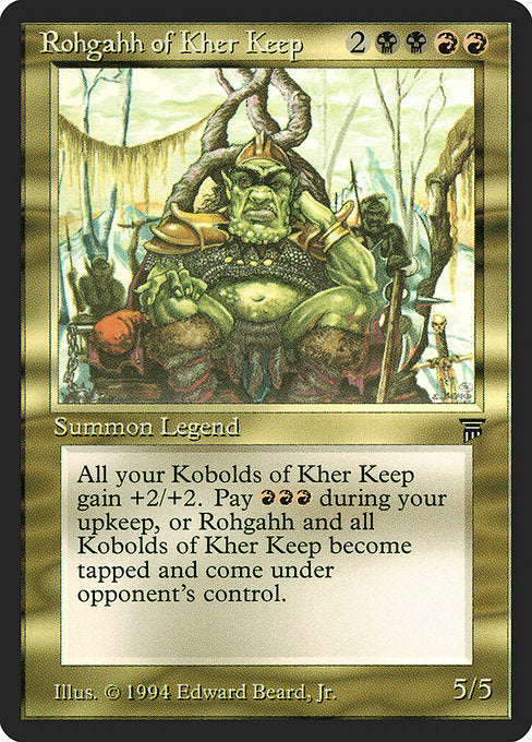 Rohgahh of Kher Keep 255 Legends (LEG) [Nonfoil] LP