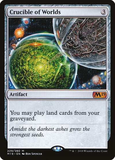 Crucible of Worlds 229 Core Set 2019 (M19) [Nonfoil] LP