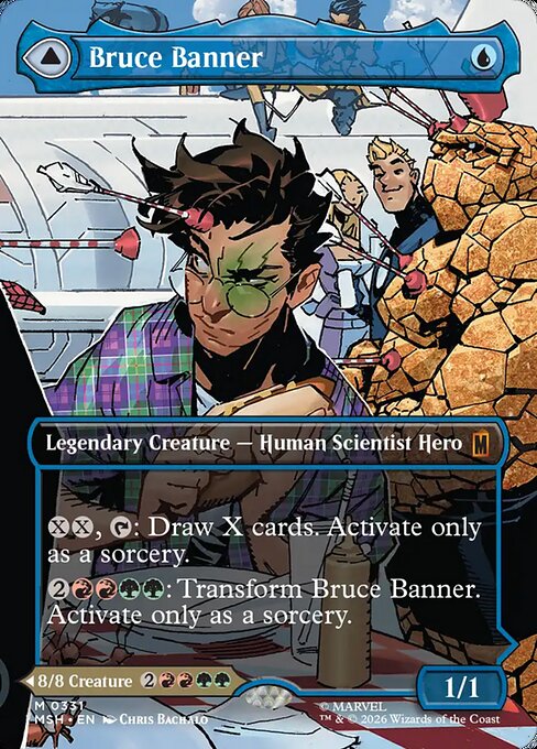 Bruce Banner // The Incredible Hulk 331 Marvel Super Heroes (MSH) [Foil] NM