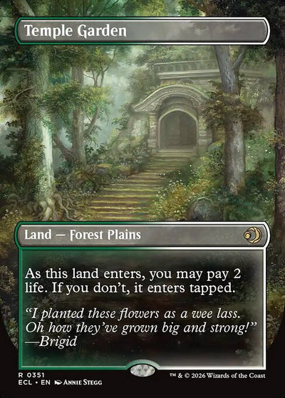 Temple Garden // Temple Garden 351 Lorwyn Eclipsed (ECL) [Nonfoil] NM