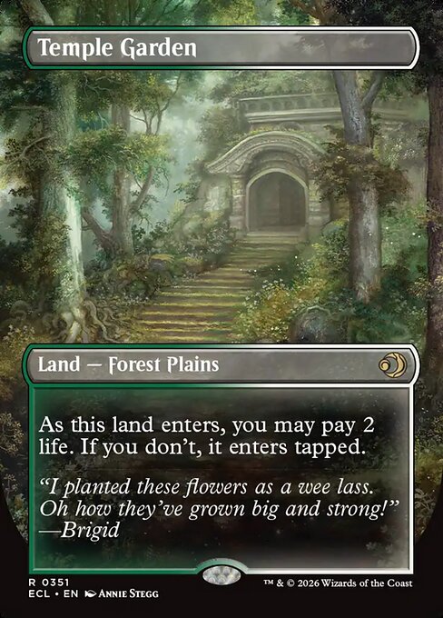Temple Garden // Temple Garden 351 Lorwyn Eclipsed (ECL) [Nonfoil] NM