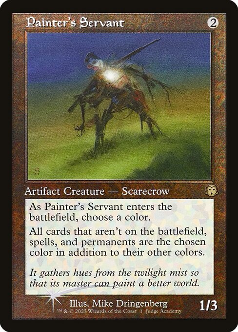 Painter's Servant 1 Judge Gift Cards 2023 (P23) [Foil] NM