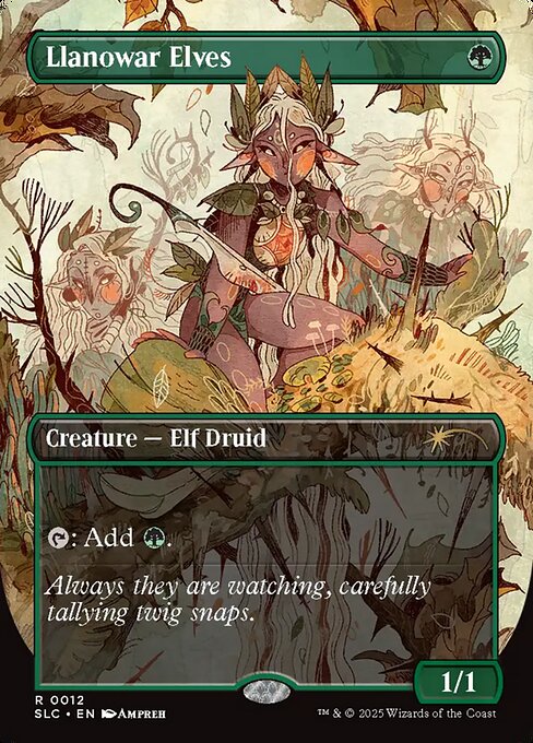 Llanowar Elves 12 Secret Lair Countdown (SLC) [Nonfoil] NM