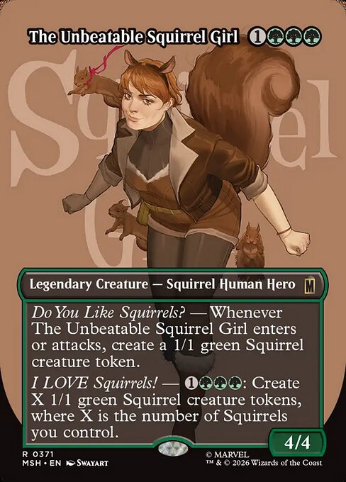 The Unbeatable Squirrel Girl 371 Marvel Super Heroes (MSH) [Nonfoil] NM