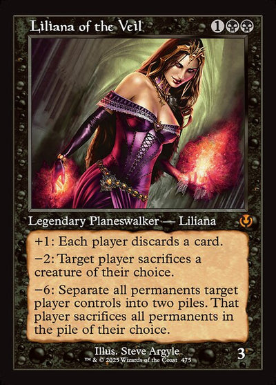 Liliana of the Veil 475 Innistrad Remastered (INR) [Foil] NM
