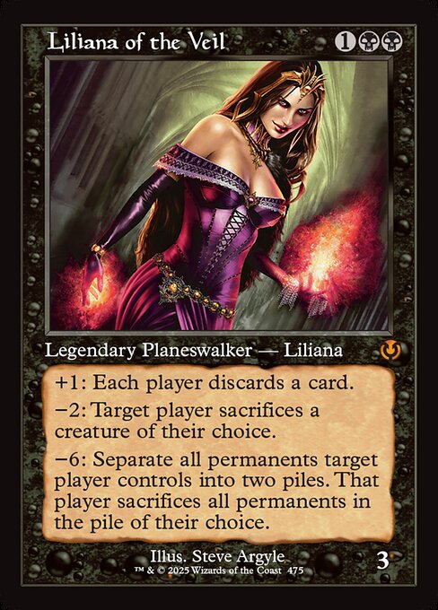 Liliana of the Veil 475 Innistrad Remastered (INR) [Foil] NM