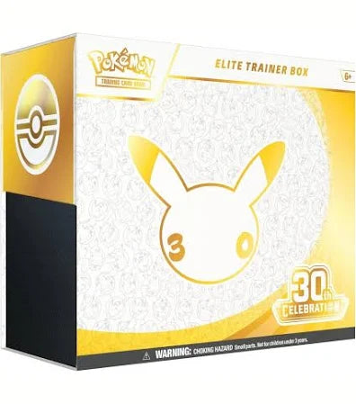 Pokemon: 30th Celebration - Elite Trainer Box (PREORDER Releases 9/16 Limit 1 PP)