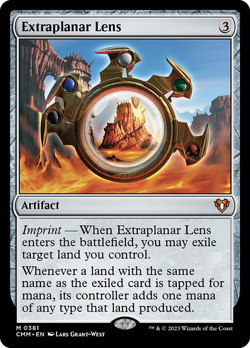 Extraplanar Lens 381 Commander Masters (CMM) [Nonfoil] NM