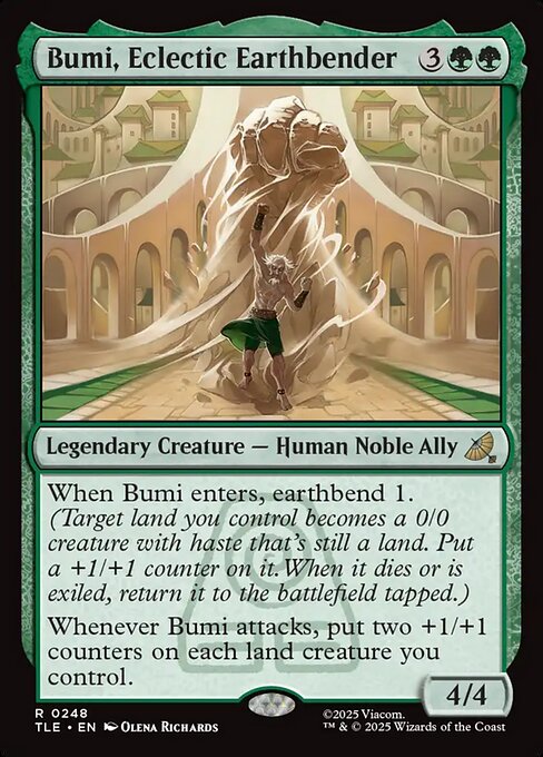 Bumi, Eclectic Earthbender 248 Avatar: The Last Airbender Eternal (TLE) [Nonfoil] NM