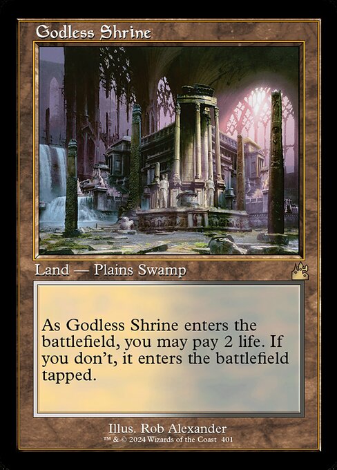 Godless Shrine 401 Ravnica Remastered (RVR) [Foil] NM