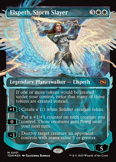 Elspeth, Storm Slayer 401 Tarkir: Dragonstorm (TDM) [Foil] NM