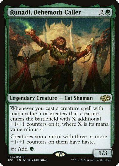 Runadi, Behemoth Caller 44 Jumpstart 2022 (J22) [Nonfoil] NM