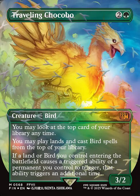 Traveling Chocobo 568 Final Fantasy (FIN) [Chocobo Track Foil] NM