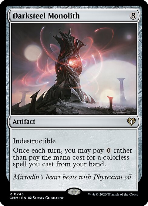 Darksteel Monolith 743 Commander Masters (CMM) [Nonfoil] NM