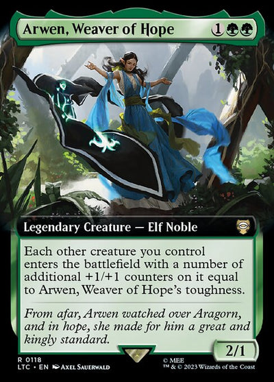 Arwen, Weaver of Hope 118 The Lord Of The Rings: Tales Of Middle-Earth Commander (LTC) [Nonfoil] NM