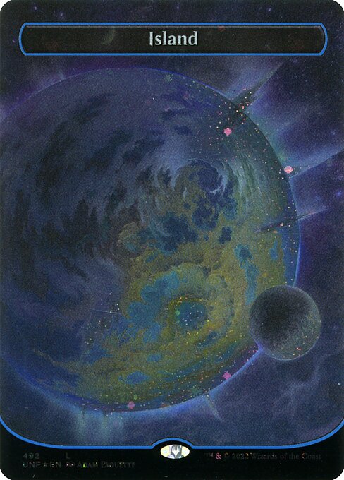 Island 492 Unfinity (UNF) [Galaxy Foil] NM