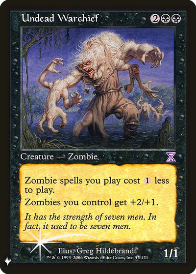 Undead Warchief 52 The List (PLST) [Foil] NM