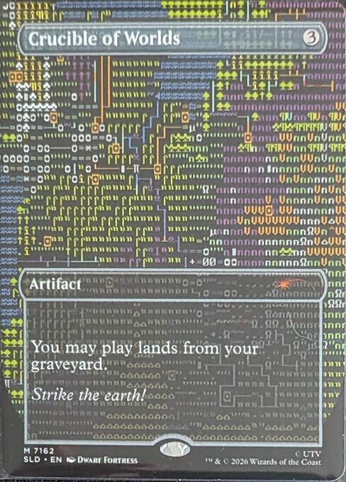 Crucible of Worlds 7162 Secret Lair Drop (SLD) [Foil] NM