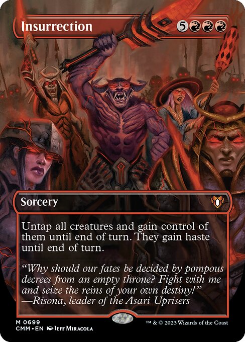 Insurrection 699 Commander Masters (CMM) [Foil] NM